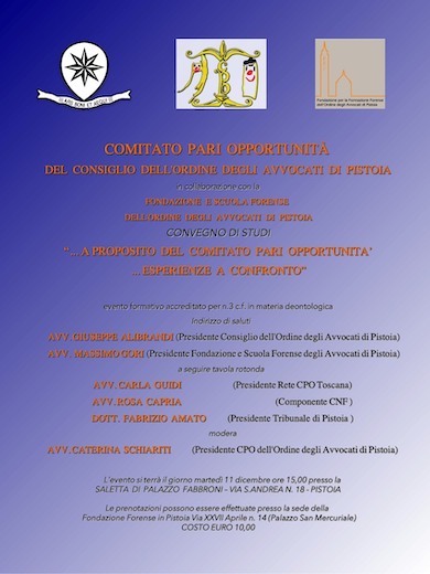 ...A proposito del Comitato Pari Opportunità... Esperienze a confronto